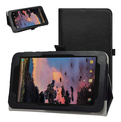 Funda De Cuero Pu Para Tablet Alcatel Onetouch Pixi 7