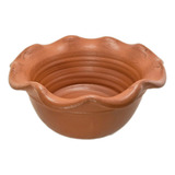 Bacia Vaso De Barro Fonte Bebedouro Decoração 13cmx29cm