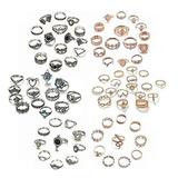 Anillos Bisutería - Anillos - 82pcs Knuckle Ring Set For Wom