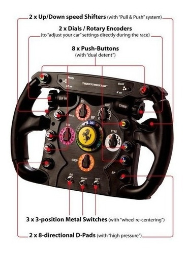Volante Ferrari F1 Wheel Add-on Thrustmaster T500,t300