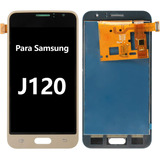 Para Samsung J120 Tela Frontal Lcd Display Incell Dourado