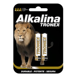 Pilas Alcalinas Aaa 1,5v Tronex Pack De 2 Unidades
