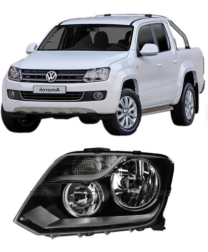 Optica Vw Amarok 2010 2011 2012 2013 2014 2015 2014 2017 Izq