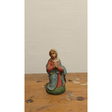  Antiguo Pesebre Navidad Figura Decoración Virgen Maria  