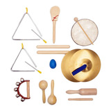 Cuo Set Percusión Niño 8 Instrumentos Bolso Knight Jb1002