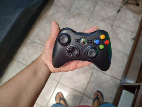 Controle Original Xbox 360 Sem Fio Semi Novo