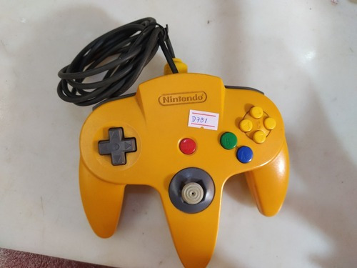 Controle Nintendo 64 Amarelo Original D731