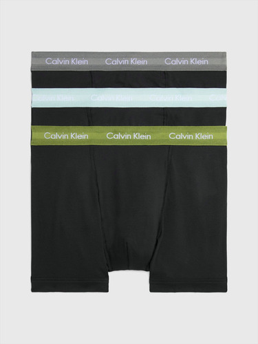 Pack 3 Bóxer Trunk Cotton Stretch Negro 903 Calvin Klein