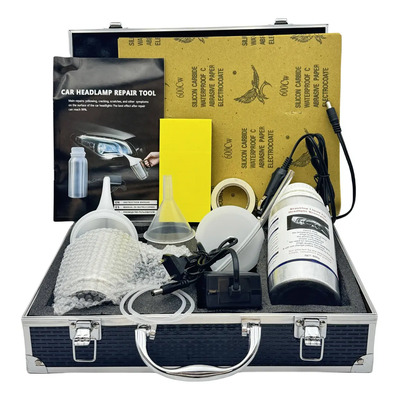 Kit Pulido De Faros Autos Pulidora Automotriz 600ml Limpieza | Envío gratis
