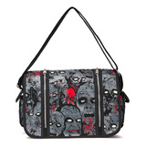 Mochila Bandolera Gothic Y2k Emo Skull