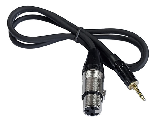 Cabo Plug P2 Estereo X Cano Xlr Fêmea De 1,5mt