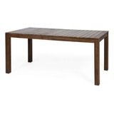 Gladys - Mesa De Comedor Rústica De Madera De Acacia Para Ex