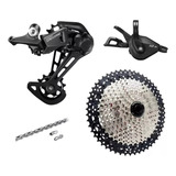 Kit Grupo Shimano Deore 12v 1x12 M6100 + Cassete 11/52t Hg