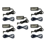 Paquete 5 Cargadores Para Laptop Hp Punta Azul 19.5v 2.31a