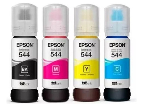 Combo Tinta Epson Original 544 L1110 L3110 L3150 L5190 T544