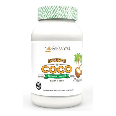 Aceite De Coco Virgen God Bless You 500ml Prens. Frío Oferta | MercadoLibre