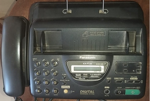 Fax/telefone Kx-ft25,em Perfeito Estado.