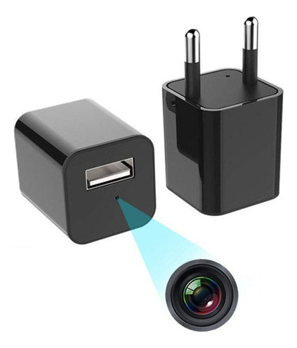 Mini Camara Espia Oculta Discreto Cargador Usb Seguridad