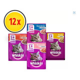 Whiskas Alimento Húmedo Para Gatos  12 Sobres 85gr