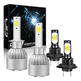 Para Vauxhall Vectra 6000k Led Faro Kit De Bombillas Blanco