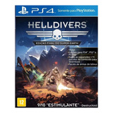 Helldivers Super Earth Edicao Definitiva Ps4 Usado
