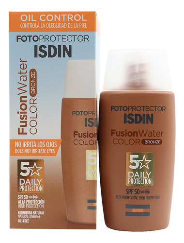 Isdin Fotoprotector 50 Fusion Water Color Bronze Oil Control