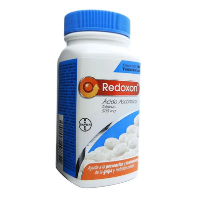 Acido Ascorbico Redoxon 500 Mg Frasco Con 100 Tab Vitamina C | MercadoLibre