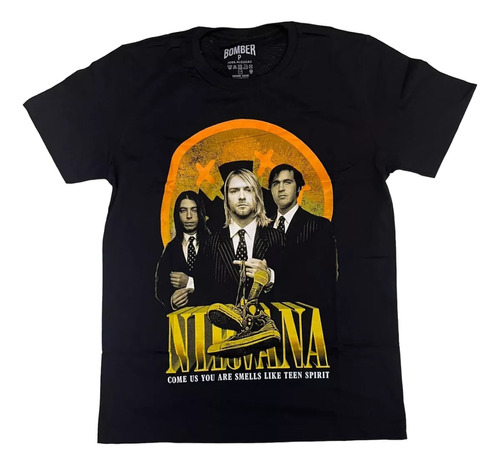 Camiseta Nirvana Blusa Adulto Unissex Banda De Rock Bo629