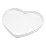 Prato Petisqueira Coração Hearth Em Porcelana 17,5cm