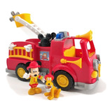 Mickey Mouse Camión De Bomberos Fire Engine Con  Sonidos