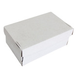 25 Cajas De Cartón Para Zapato 15x11x6.5 Cm Blanca