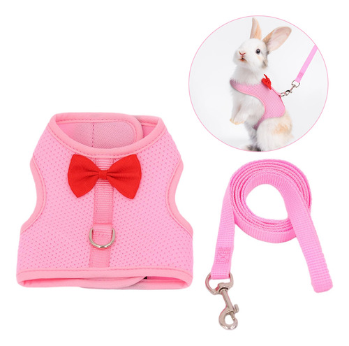 Set De Pechera Arnes Y Correa Para Pequeño Perro Gato Conejo