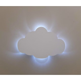 Nuvem Com Luz De Led Luminaria Com Led Quarto Bebe 30 Cm Bf