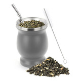 Juego De Calabazas Para Yerba Mate, Bombilla Straw Kitchen