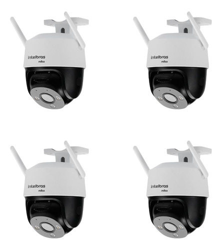 4 Câmeras Wi-fi 360° Im7+ Full Color Intelbras Ip Dome F Hd