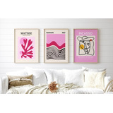 Cuadros Decorativos Matisse, Picasso, Bauhaus Rosa Setx3