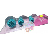 *kit 3 Cortadores Eyectores Margaritas Chicas Icing Fondant*