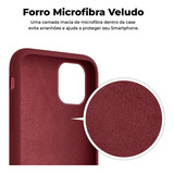 Capa Capinha Silicone Compatível Com iPhone 12 Pro Max Cor Amarelo