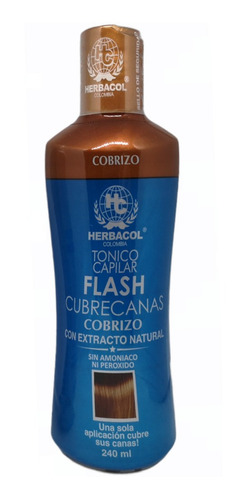Tonico Capilar Flash Cubre Canas Rubio - mL a $150