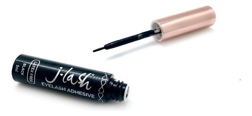 Pegamento Para Pestañas Con Aplicador Clear Jlash Color Negro