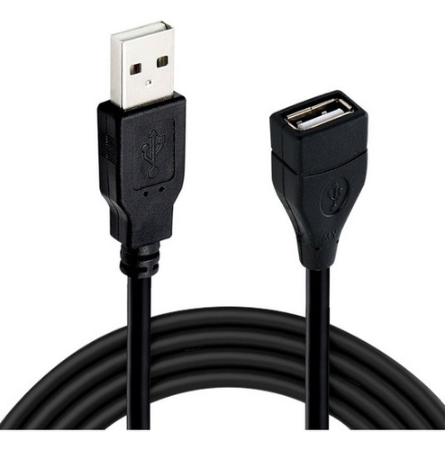 Cable Prolongador Usb Macho-hembra Mallado De 3 Metros