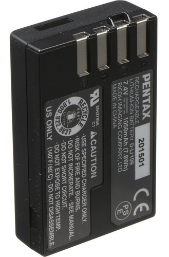 Bateria Pentax D-li109 K-r Kr K2 K-s1 K-s2 K30 K50 K500 Orig