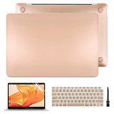 Funda Para Macbook Pro13 2020/22 M2 M1 A2338 A2251 Gold