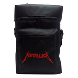 Bolso Matero De Metallica Térmico Frío Calor Bordado Rock