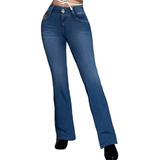 Jeans Mujer Pantalón Colombiano Mezclilla Strech Push Up 670