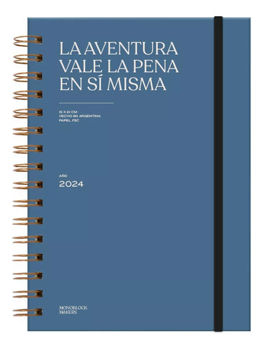 Agenda 2024 Monoblock A5 Makers - Vale La Pena