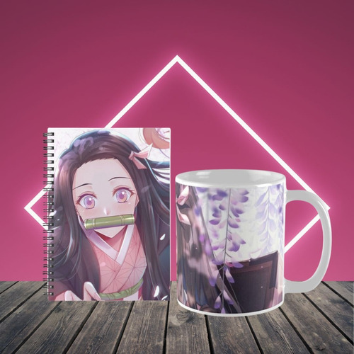 Taza + Cuaderno Caja Regalo Gift Box Series Comic Personajes