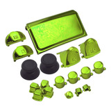  Botones Kit Compatible Con Ps4 15 Pzas Verde Metalico