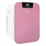 Mini Refrigerador Compacto 20 Litros Termostato Digital Coo Color Rosado
