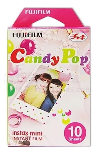 Rollo Fujifilm Instax Mini Diseño Candy Pop 10 Fotos Entrega